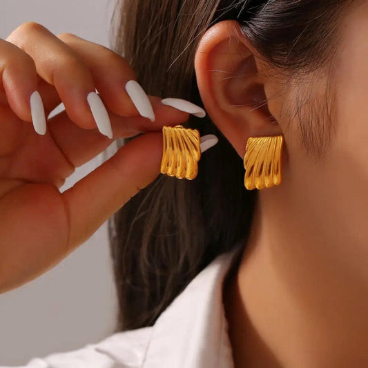 Stylish Statement Stud Earrings