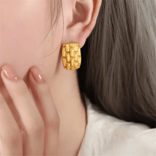 Trendy Statement Stud Earrings