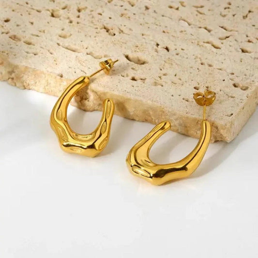 Chunky Hoop Earrings