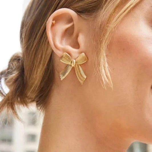 Aesthetic Bow Earrings
